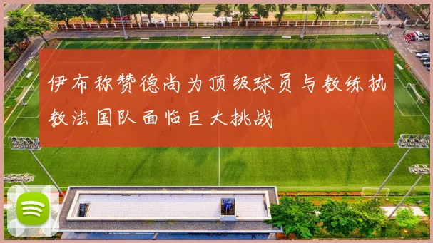 伊布称赞德尚为顶级球员与教练执教法国队面临巨大挑战